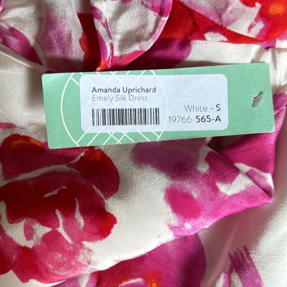 *nwt* Floral Silk Dress - Picture 6 of 8